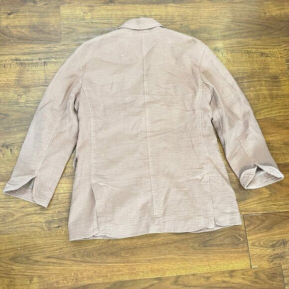 Madewell Cotton-Linen Relaxed Larsen Blazer - Picture 7 of 7